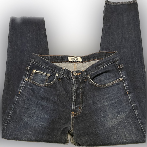 Men’s Naked & Famous Easy Guy Slim Straight Jeans - Picture 5 of 10